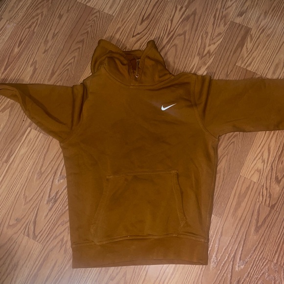 Nike Men Pull-Over Hoodie Brown size small - Picture 2 of 6